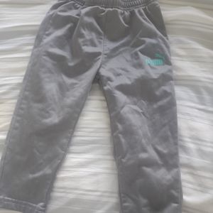 Silver puma track pants 18mon